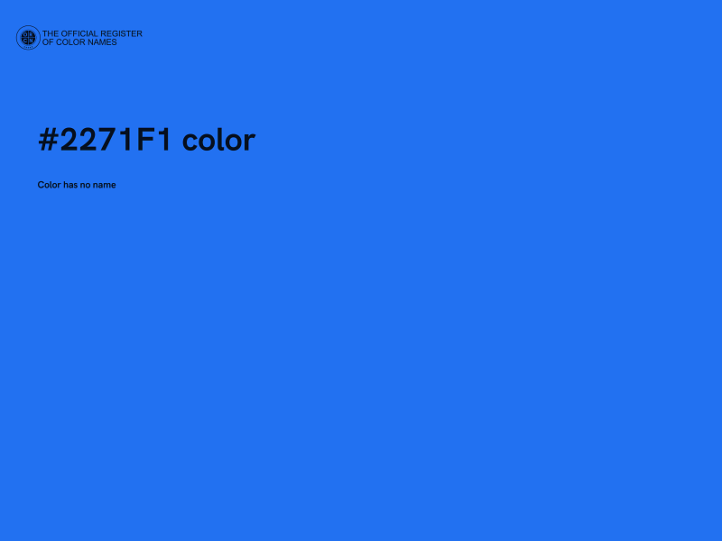 #2271F1 color image