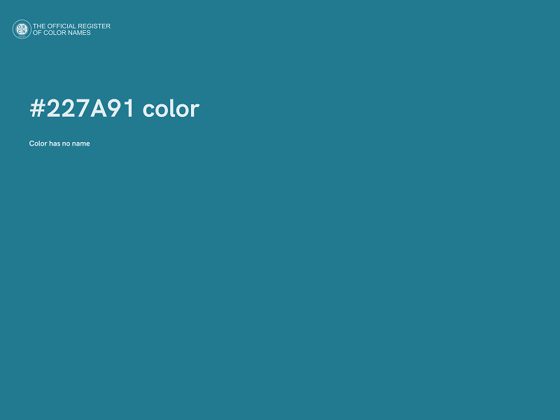 #227A91 color image