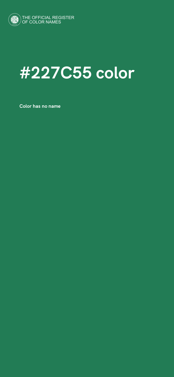 #227C55 color image