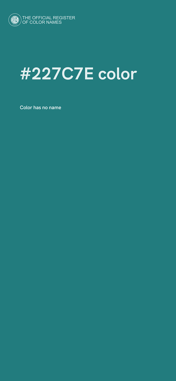 #227C7E color image