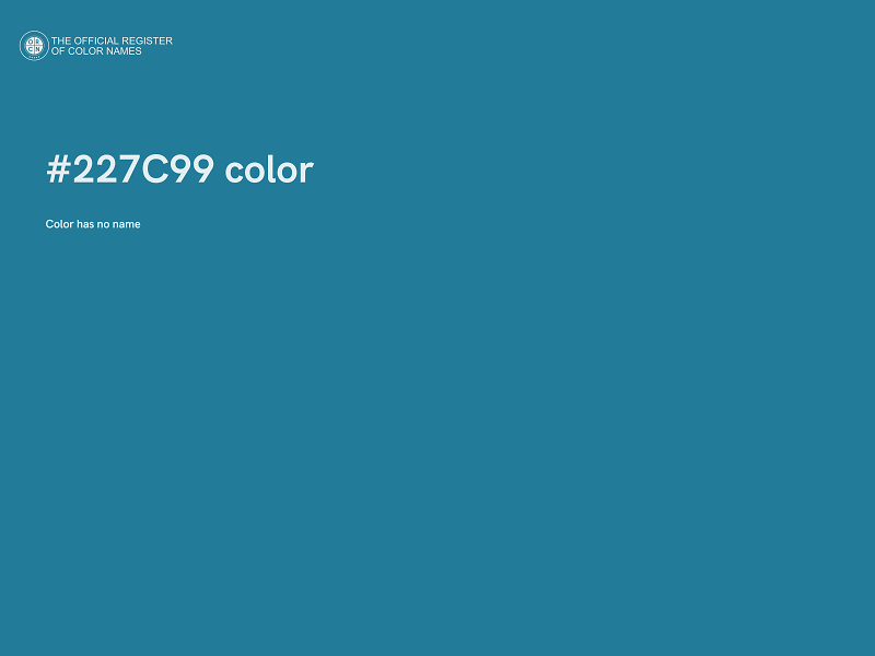 #227C99 color image