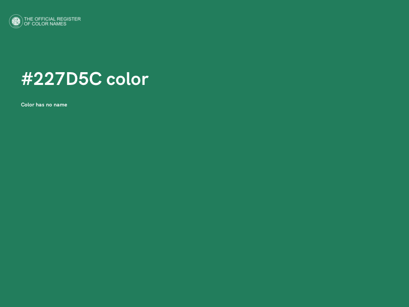 #227D5C color image