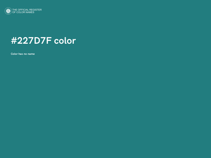 #227D7F color image