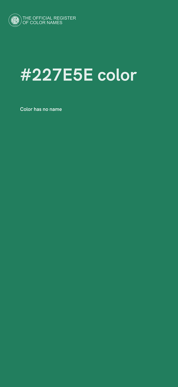 #227E5E color image