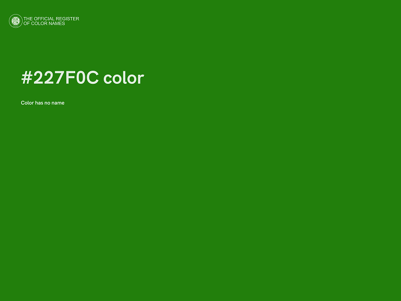 #227F0C color image