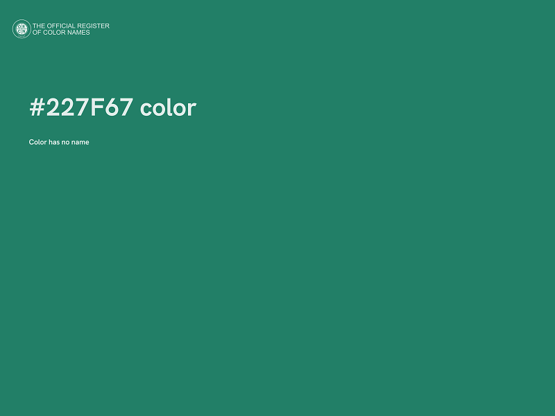 #227F67 color image