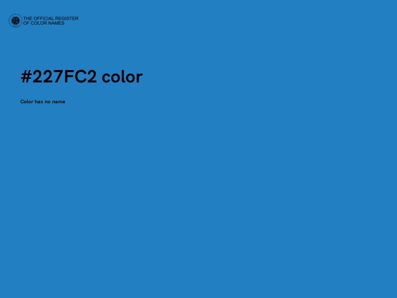 #227FC2 color image