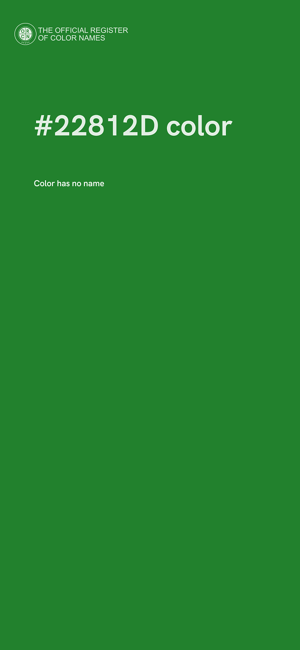 #22812D color image