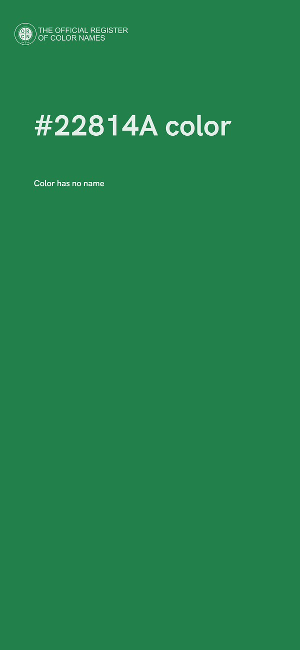 #22814A color image
