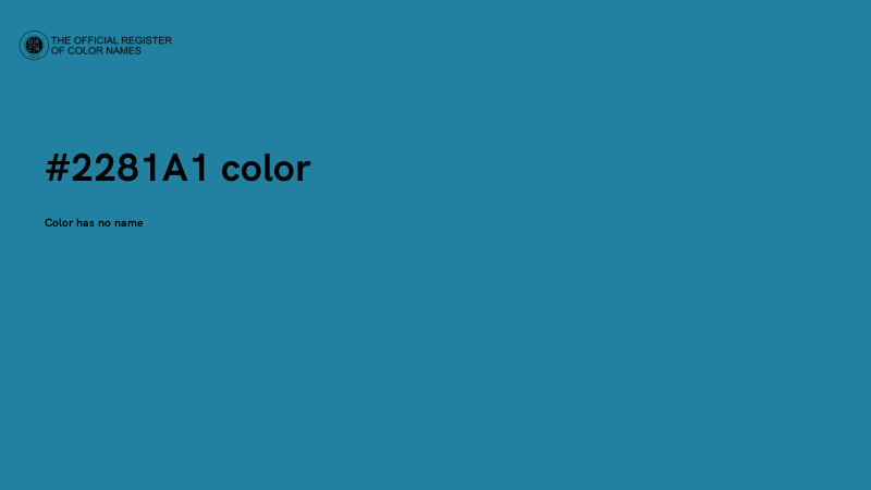 #2281A1 color image