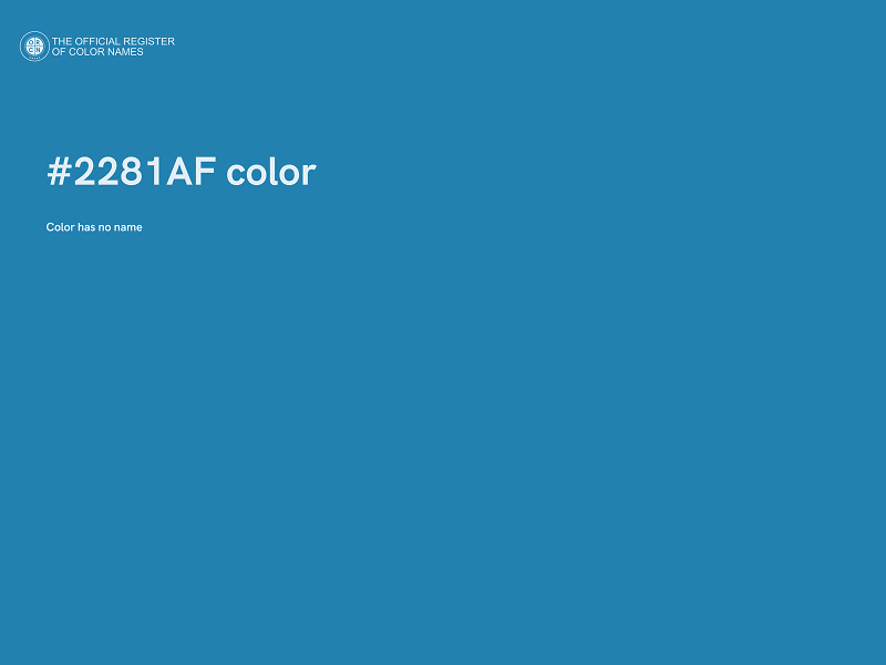 #2281AF color image