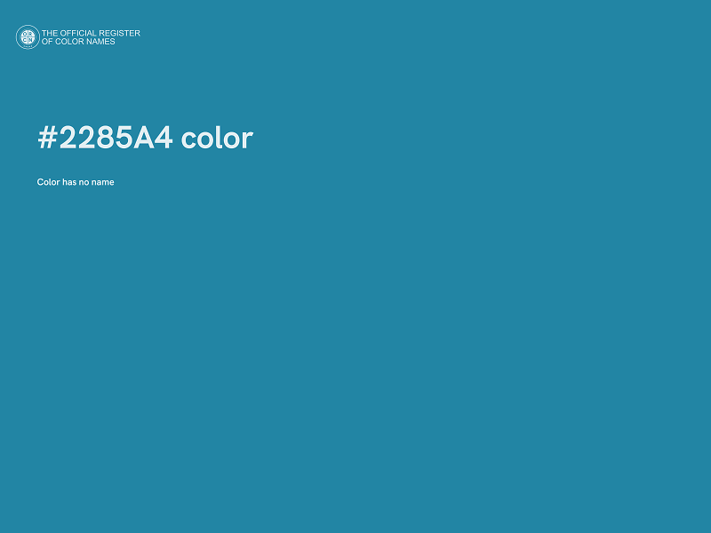#2285A4 color image