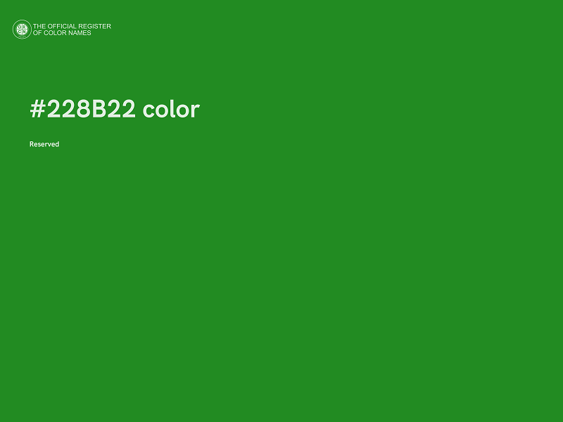 #228B22 color image