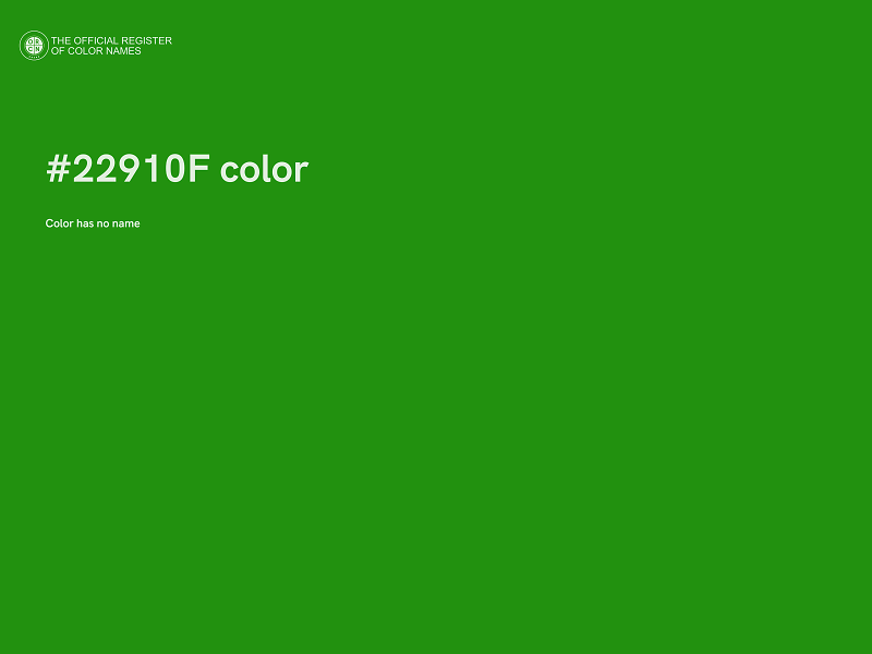 #22910F color image