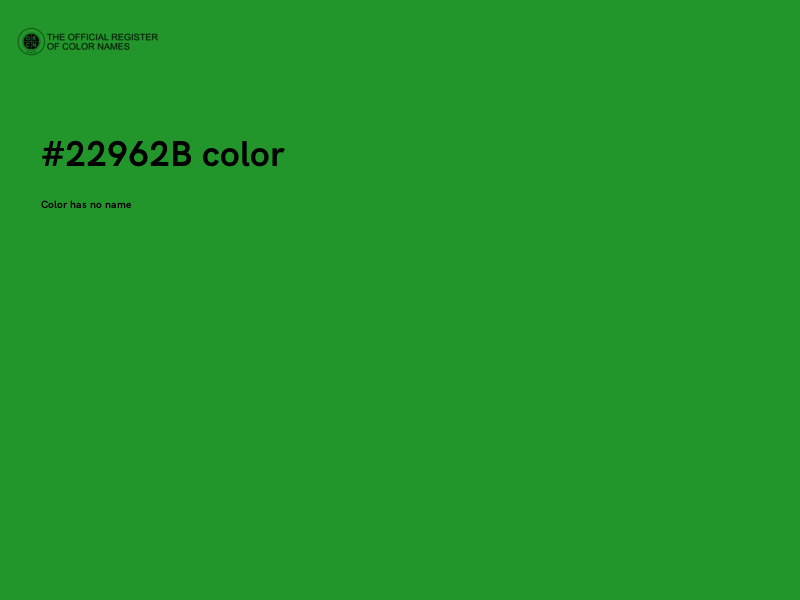 #22962B color image