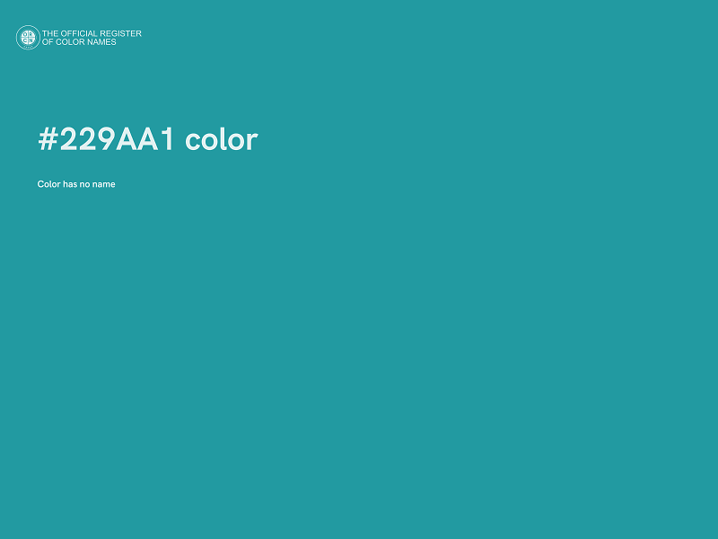 #229AA1 color image