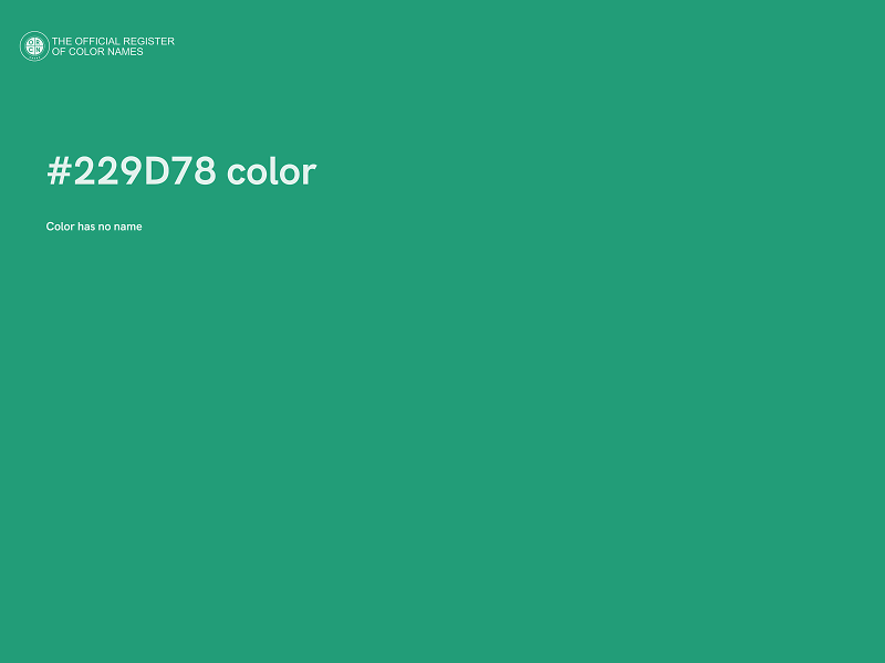 #229D78 color image