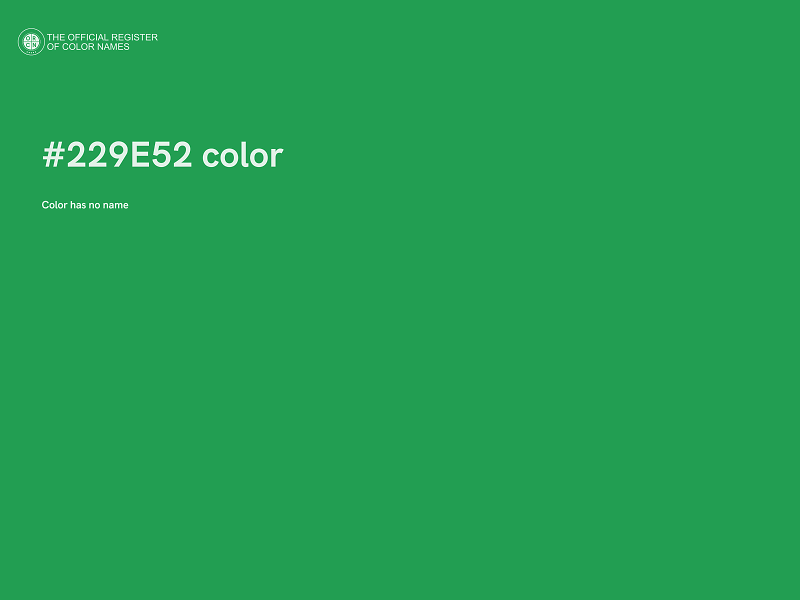 #229E52 color image