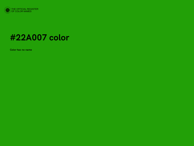 #22A007 color image
