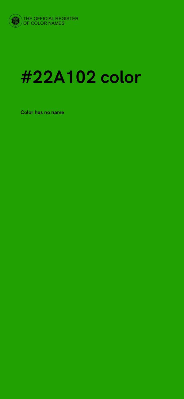 #22A102 color image