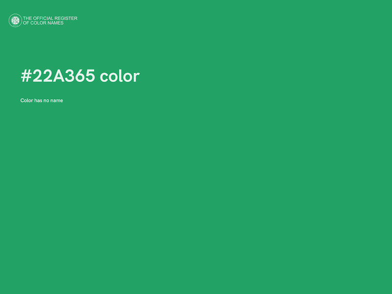 #22A365 color image