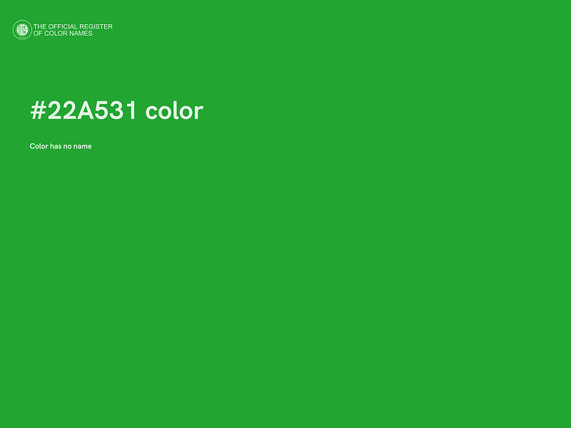 #22A531 color image
