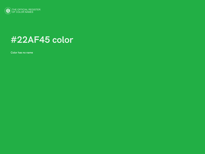 #22AF45 color image