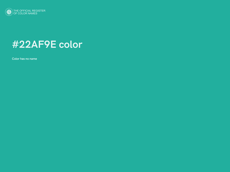#22AF9E color image
