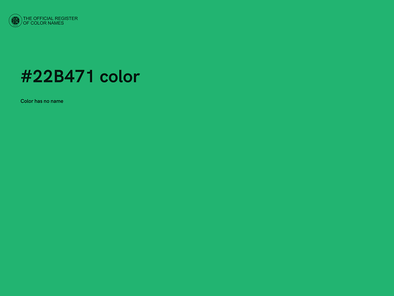 #22B471 color image