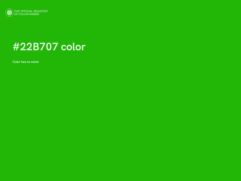 #22B707 color image