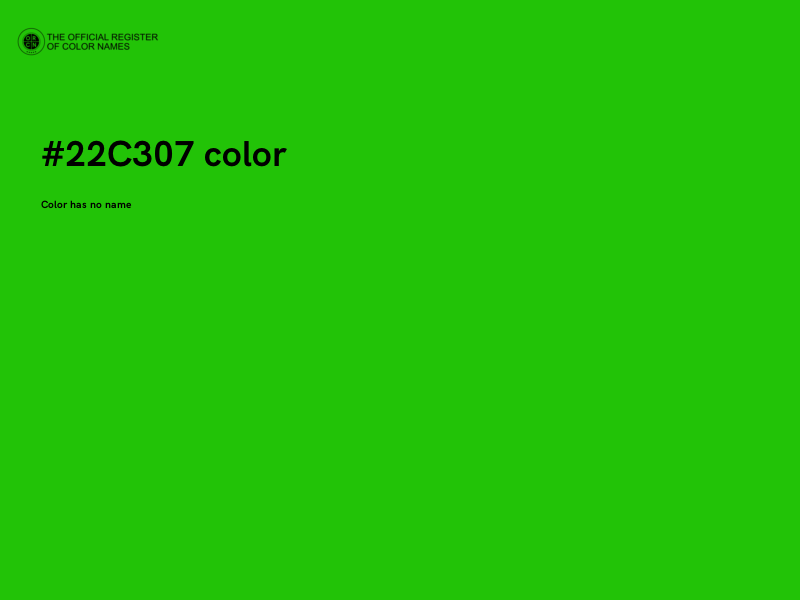 #22C307 color image