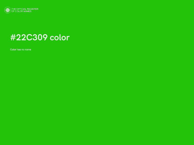#22C309 color image