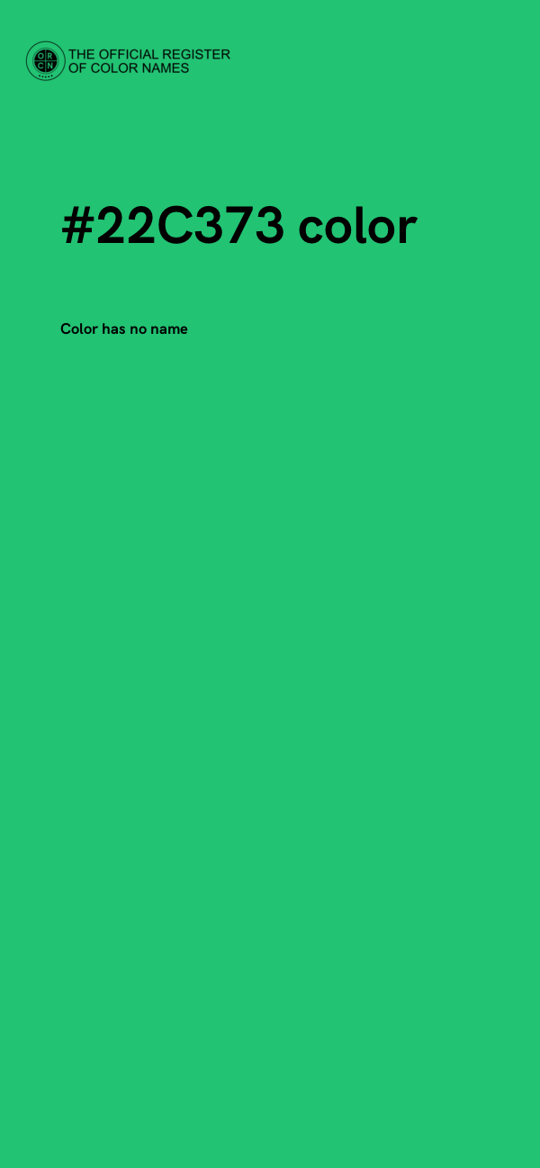 #22C373 color image