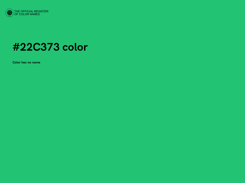 #22C373 color image