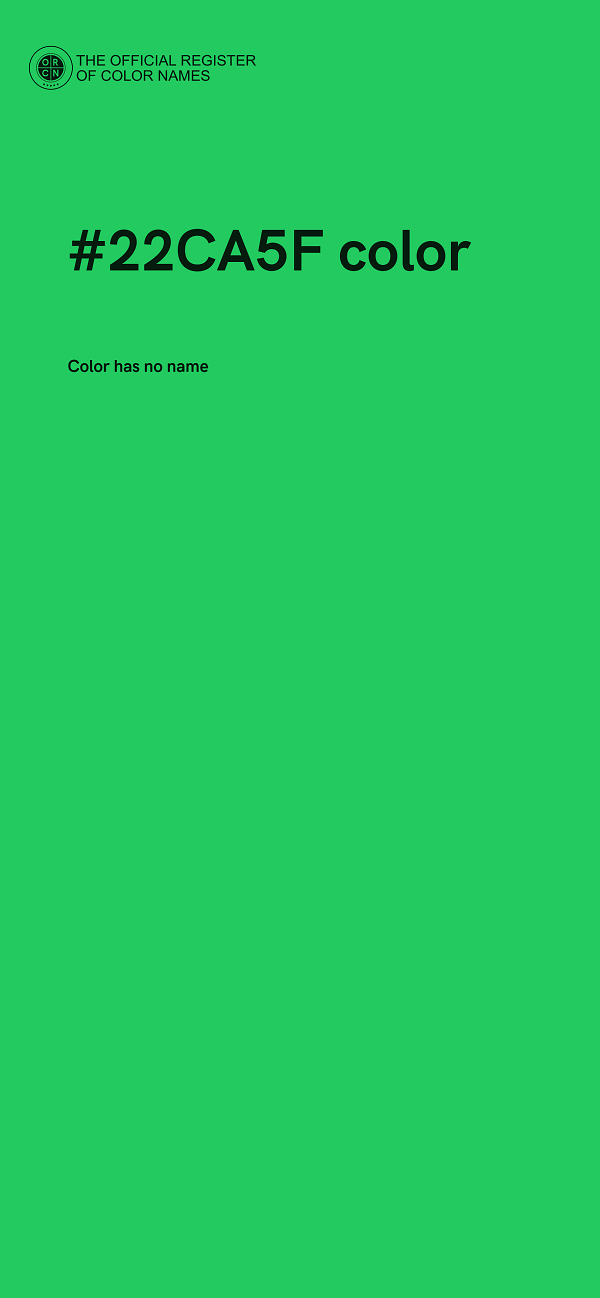 #22CA5F color image