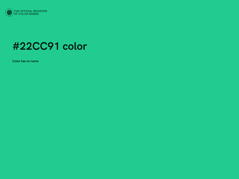 #22CC91 color image