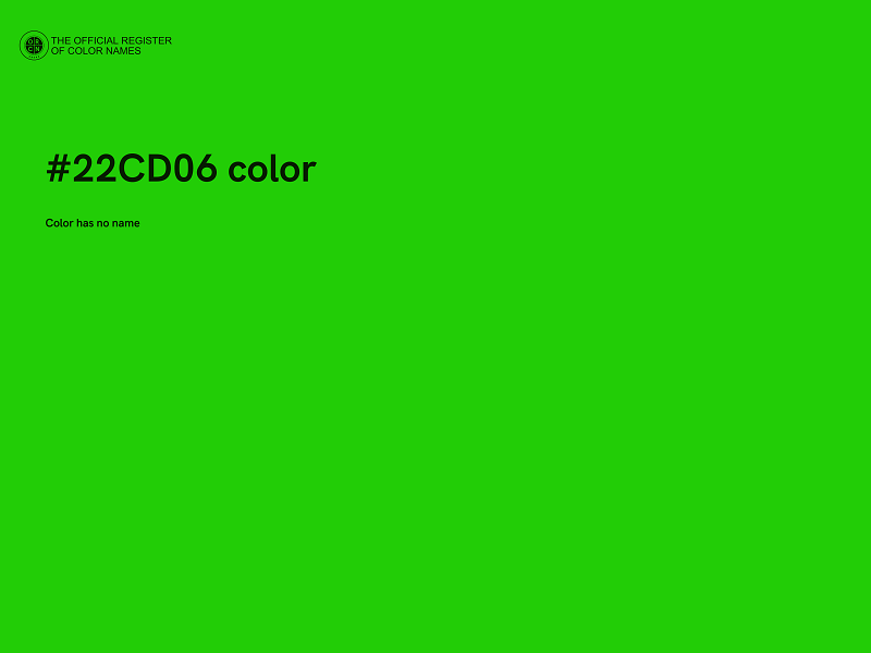 #22CD06 color image