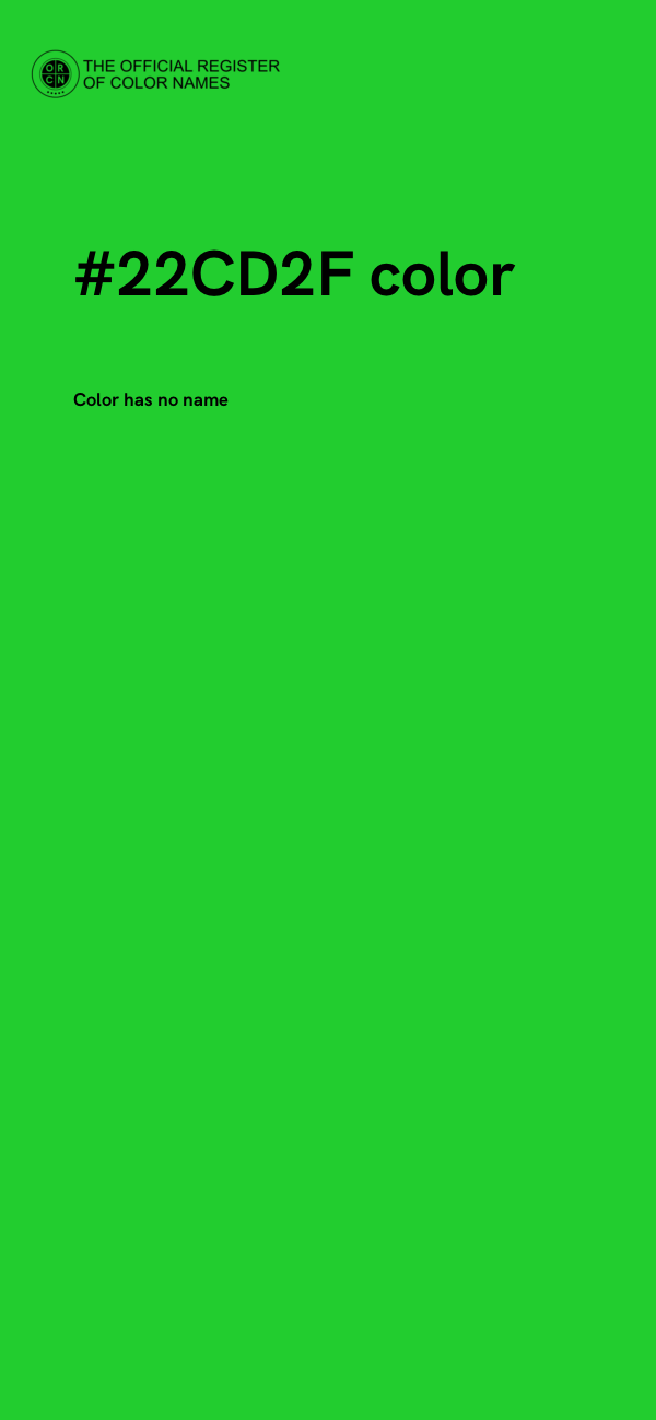 #22CD2F color image