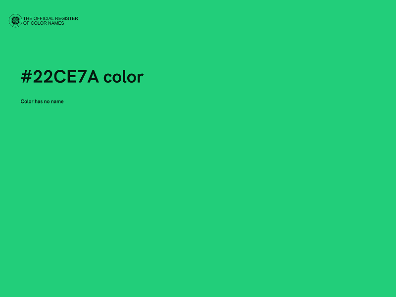 #22CE7A color image