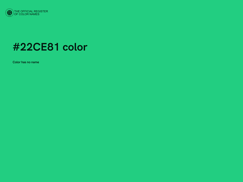 #22CE81 color image