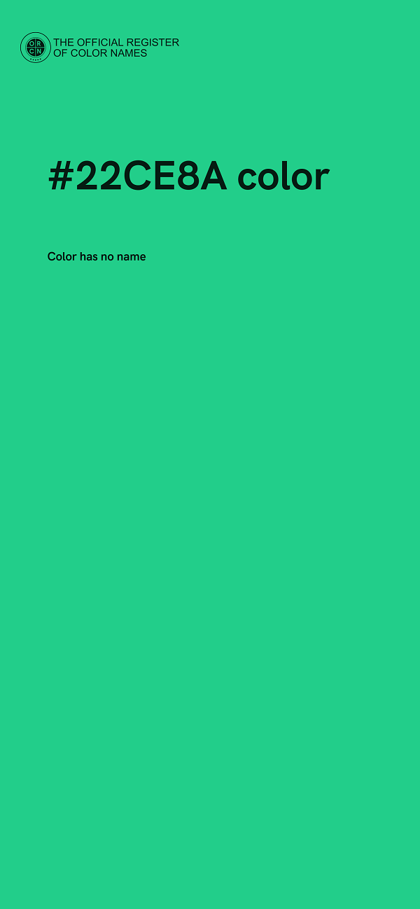 #22CE8A color image