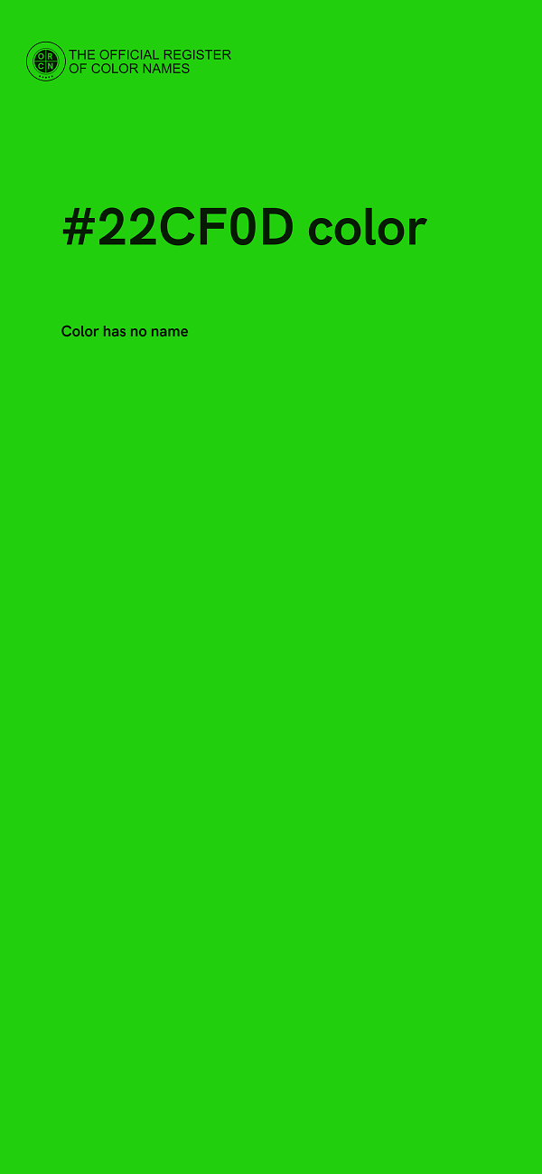#22CF0D color image