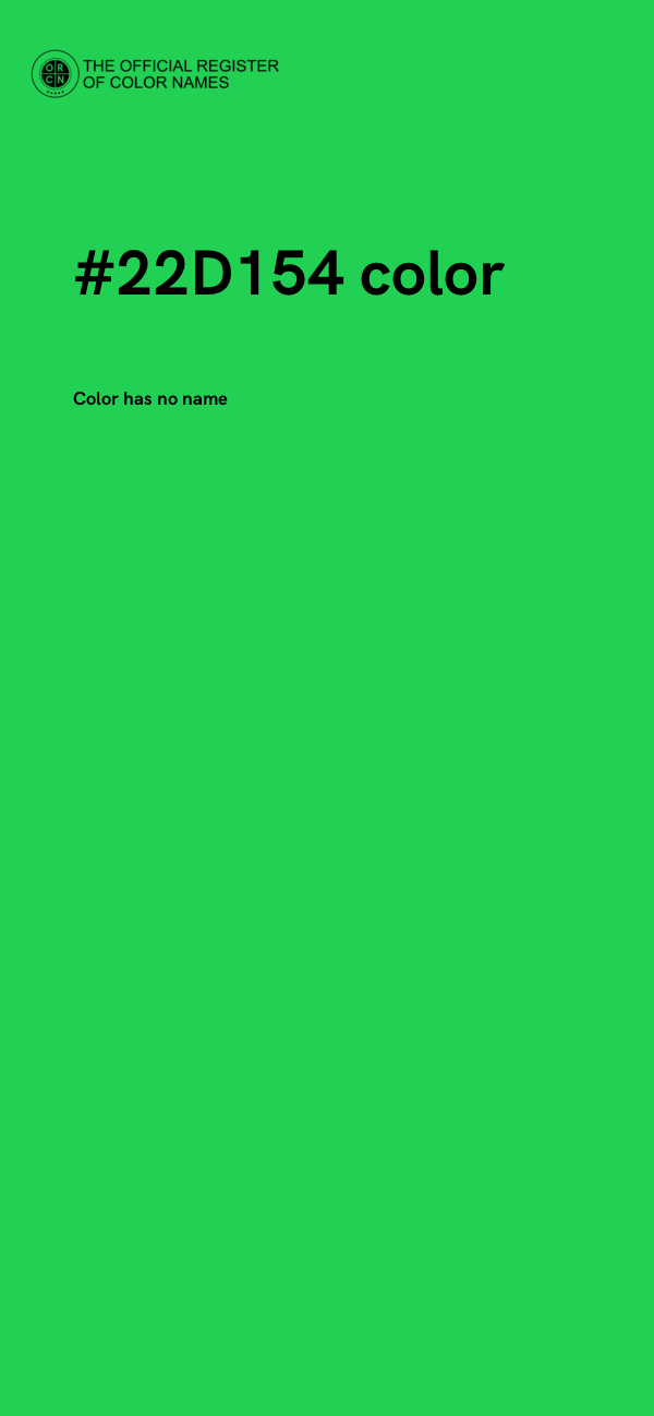 #22D154 color image