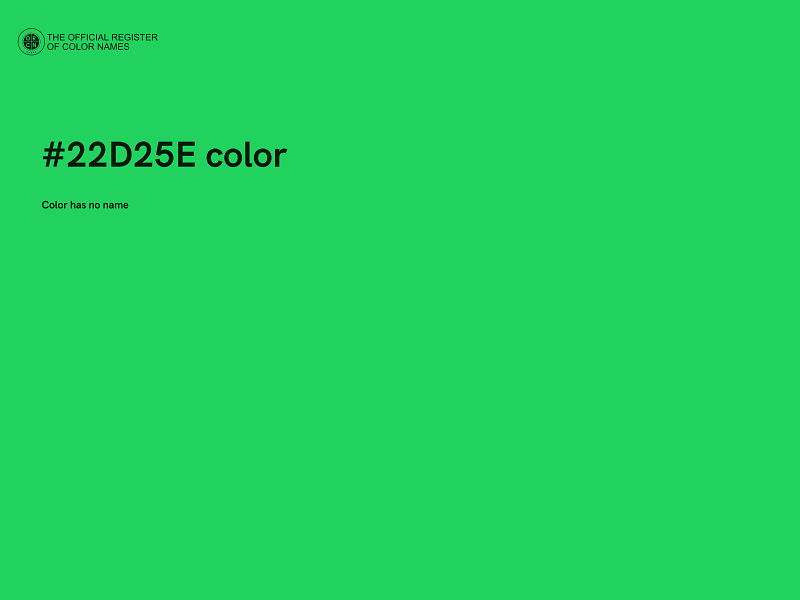 #22D25E color image