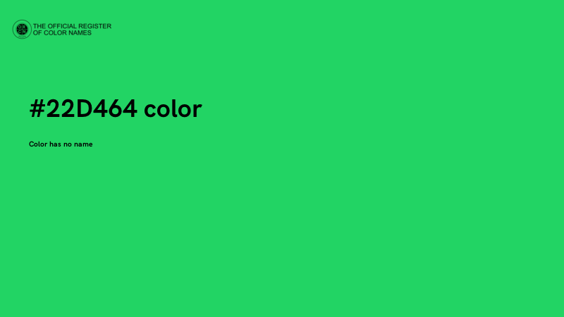 #22D464 color image
