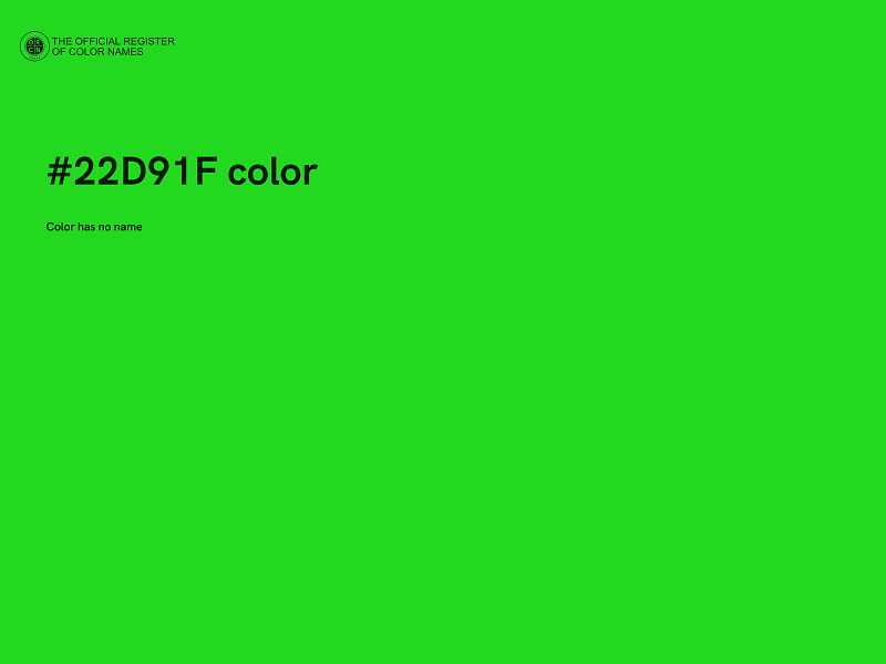 #22D91F color image