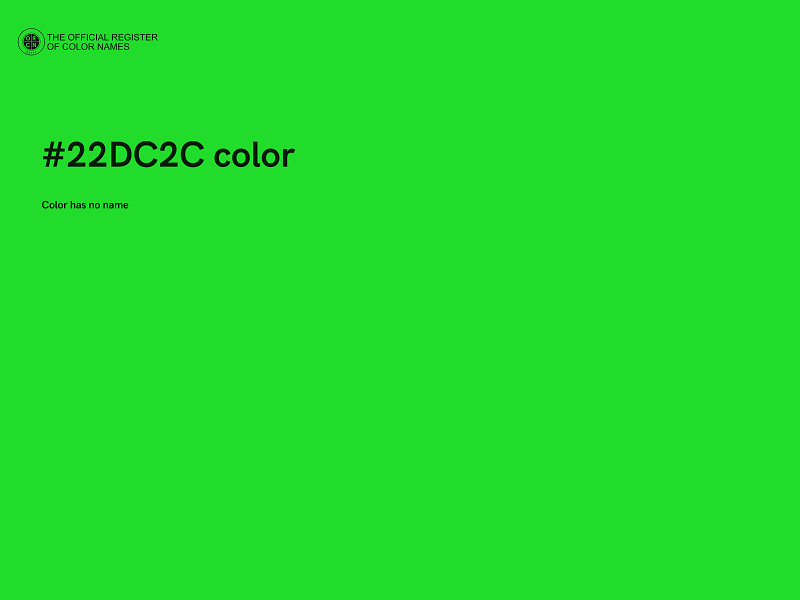 #22DC2C color image