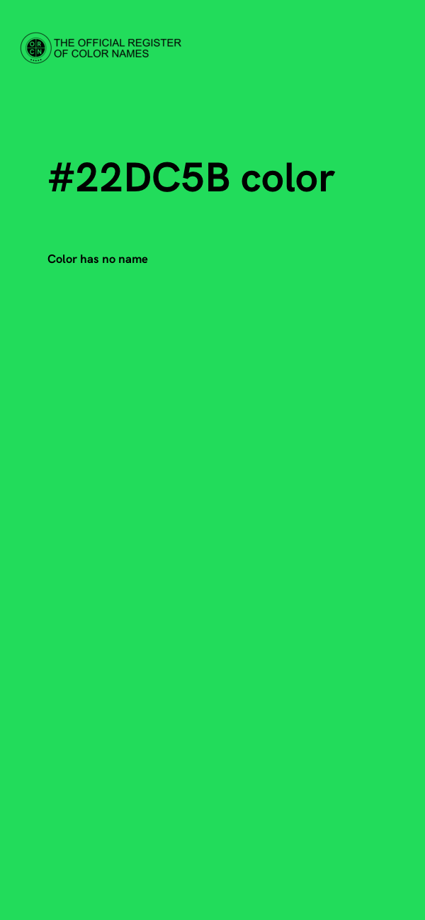 #22DC5B color image