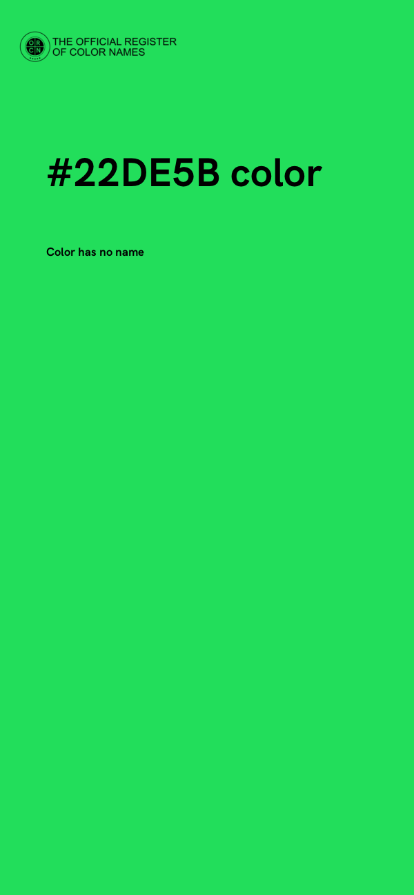 #22DE5B color image