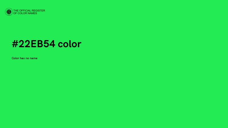 #22EB54 color image